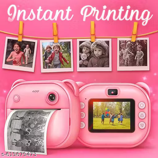 The New Mini Camera Printer: Instant Black & White Prints Anywhere!